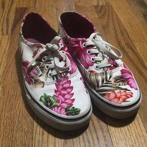 Floral vans